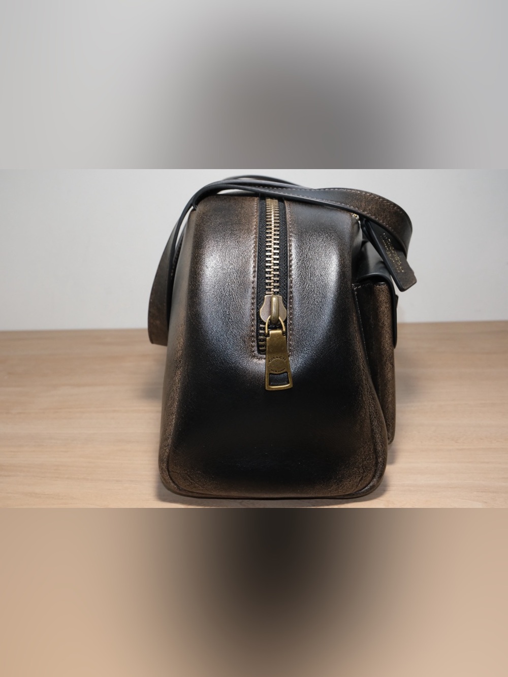 Coach Twin Turnlock Bag In Loved Leather - Picture 6 of 15